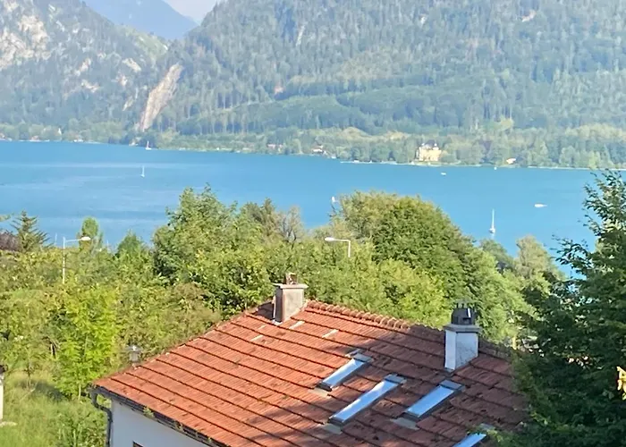 Mit Seeblick, Unterach Am Attersse アパート